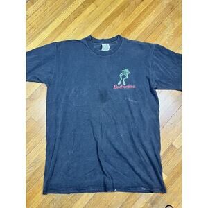 Vintage Wild Oats Made In USA Budweiser Single Stitch Front T-Shirt Size XL